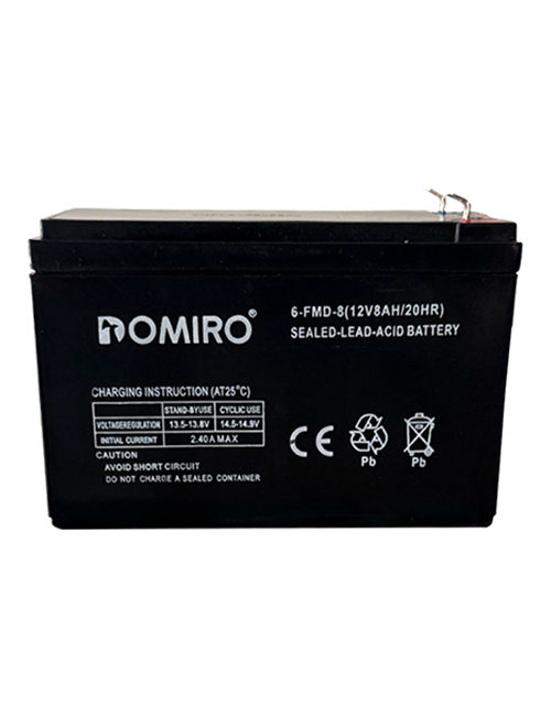 12 V 8 Ah Domiro Battery