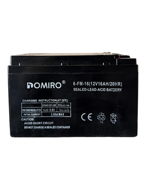 12 V 16 Ah Domiro Battery