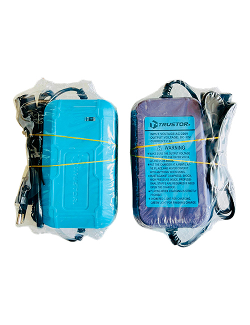 Trustor 2.2 Amp with 2 Mtr Wire Heavy Charger (Blue)